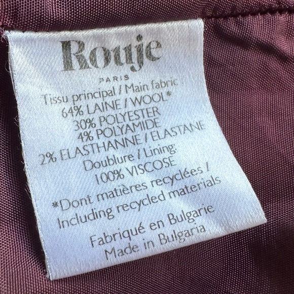 Rouje Denise Wool Mini Skirt XS - Picture 4 of 4